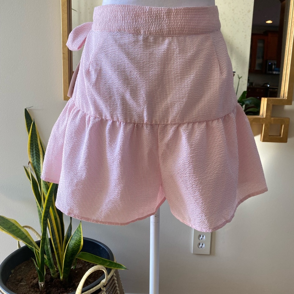 🆕 Francesca’s Sienna striped Wrap skort sz Large - Picture 6 of 16
